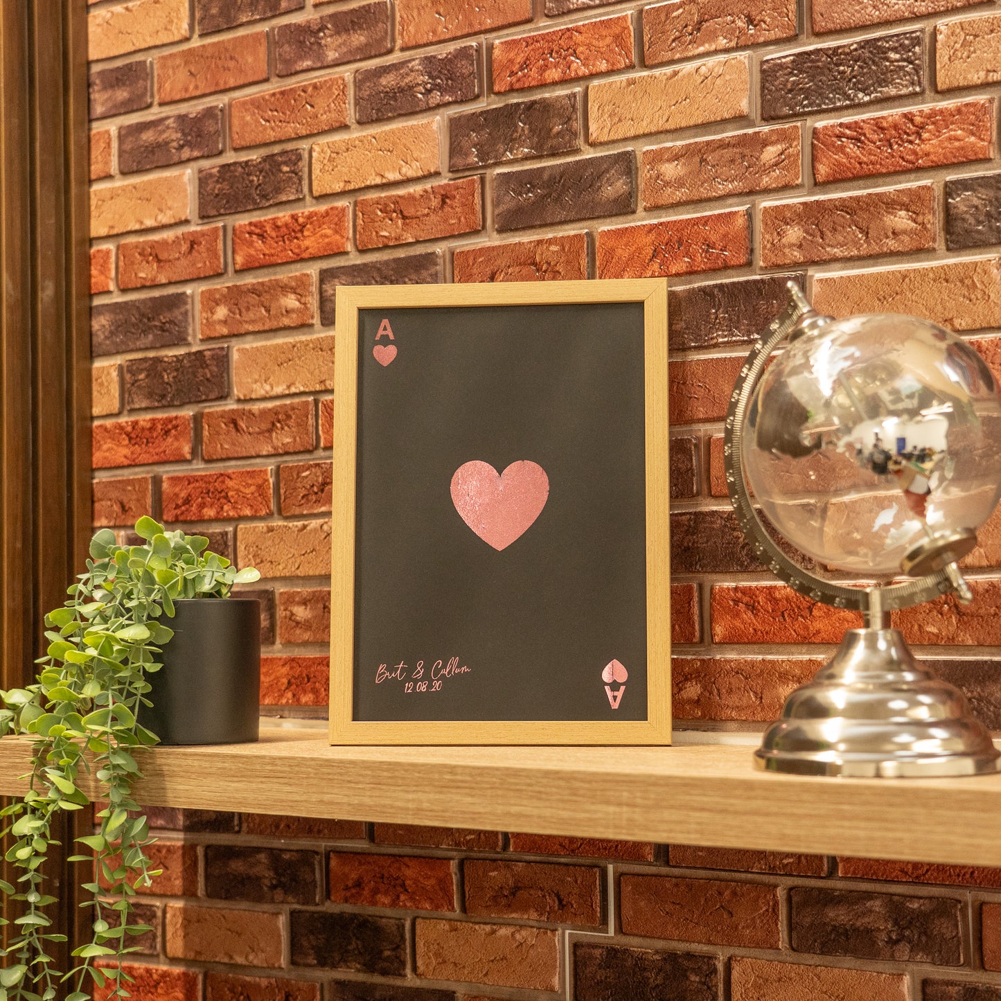 Personalised Photo Frame Gift - Ace of Cards