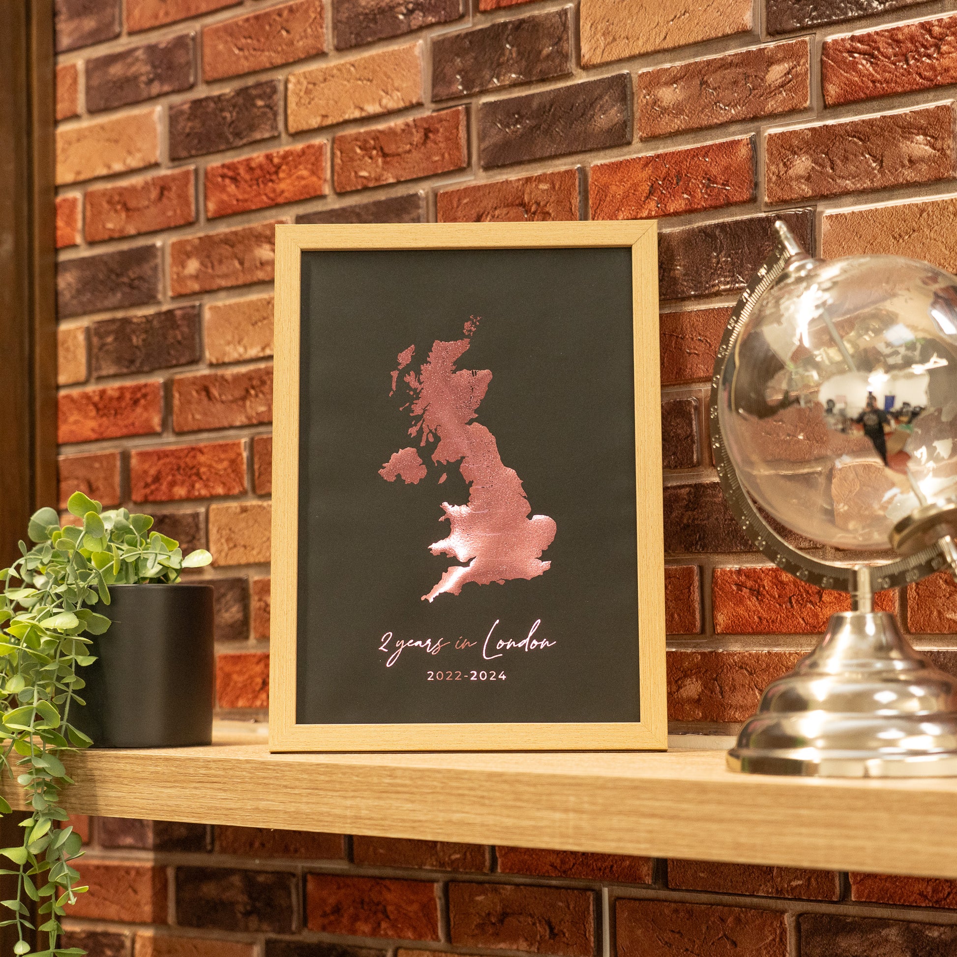 map print frame