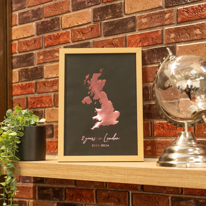 map print frame