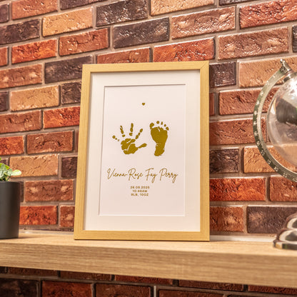 Personalised Foil Baby Photo Frame