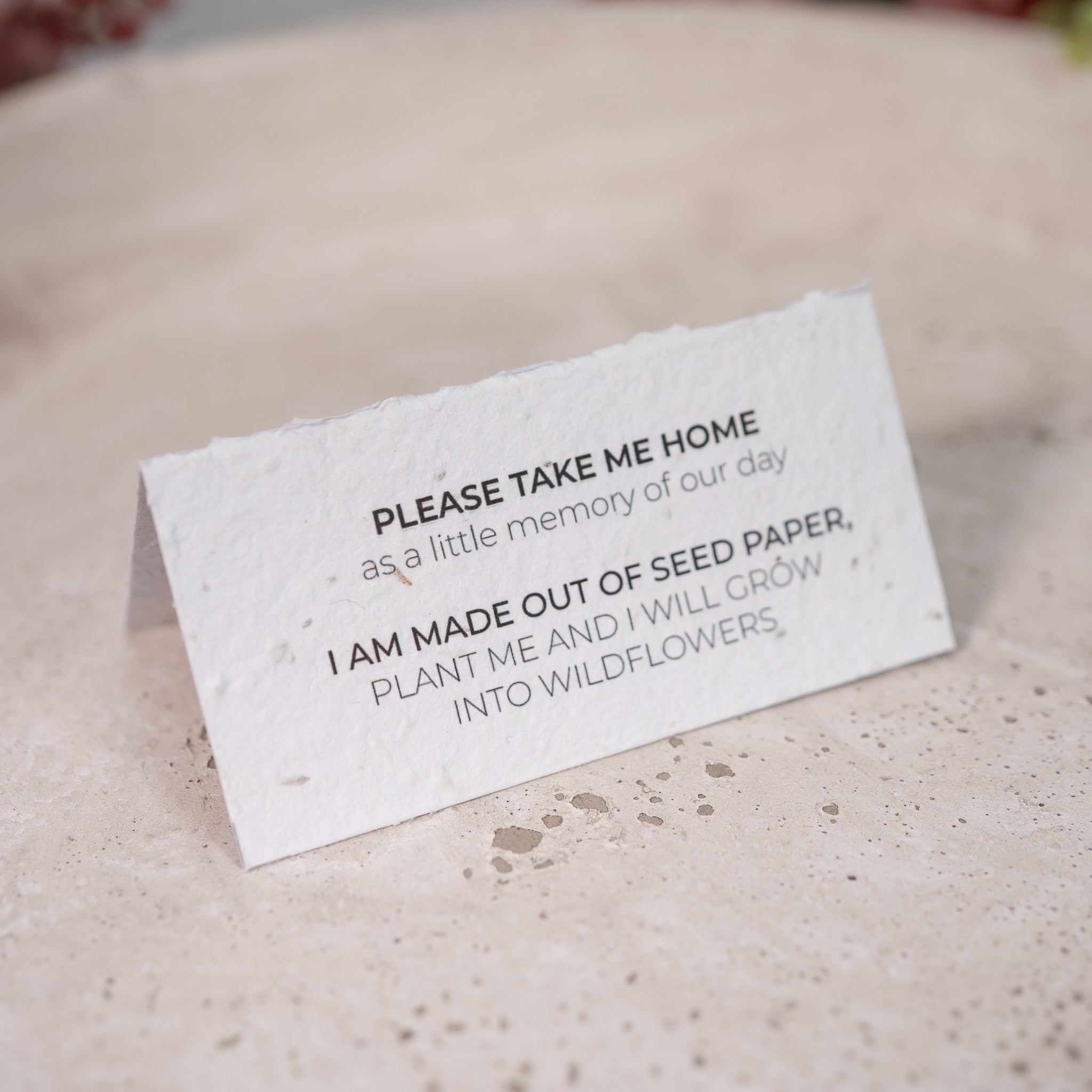 Seeded Place Cards For Wedding or Events