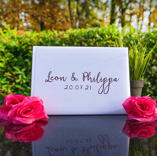 Guest Book, Wedding Guestbook, Visitor Book - PeachandPearstudio