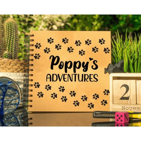 Dog Adventure Book - PeachandPearstudio