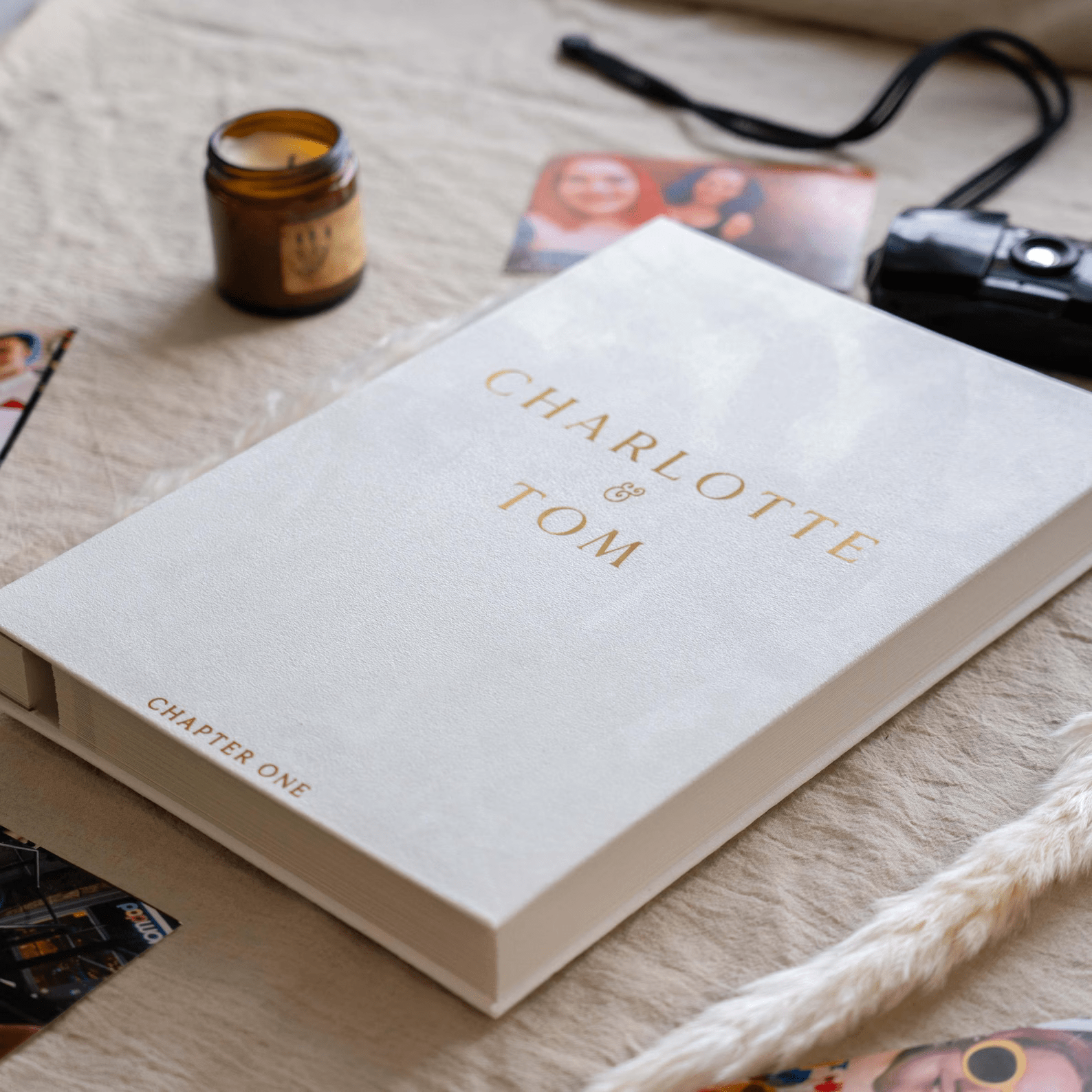 Extra Large Couples Velvet Photo Album