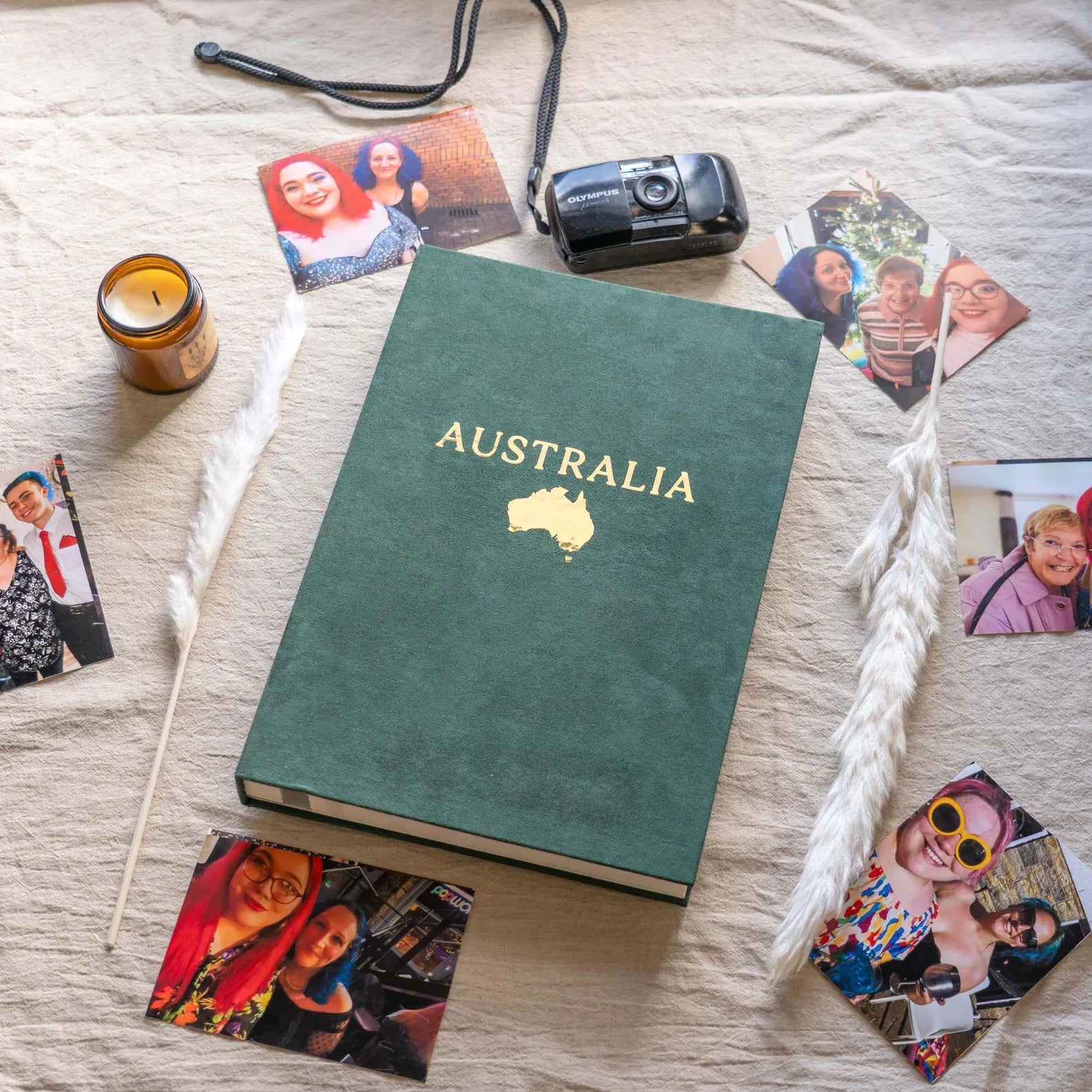 Extra Large Velvet Travel Photo Album