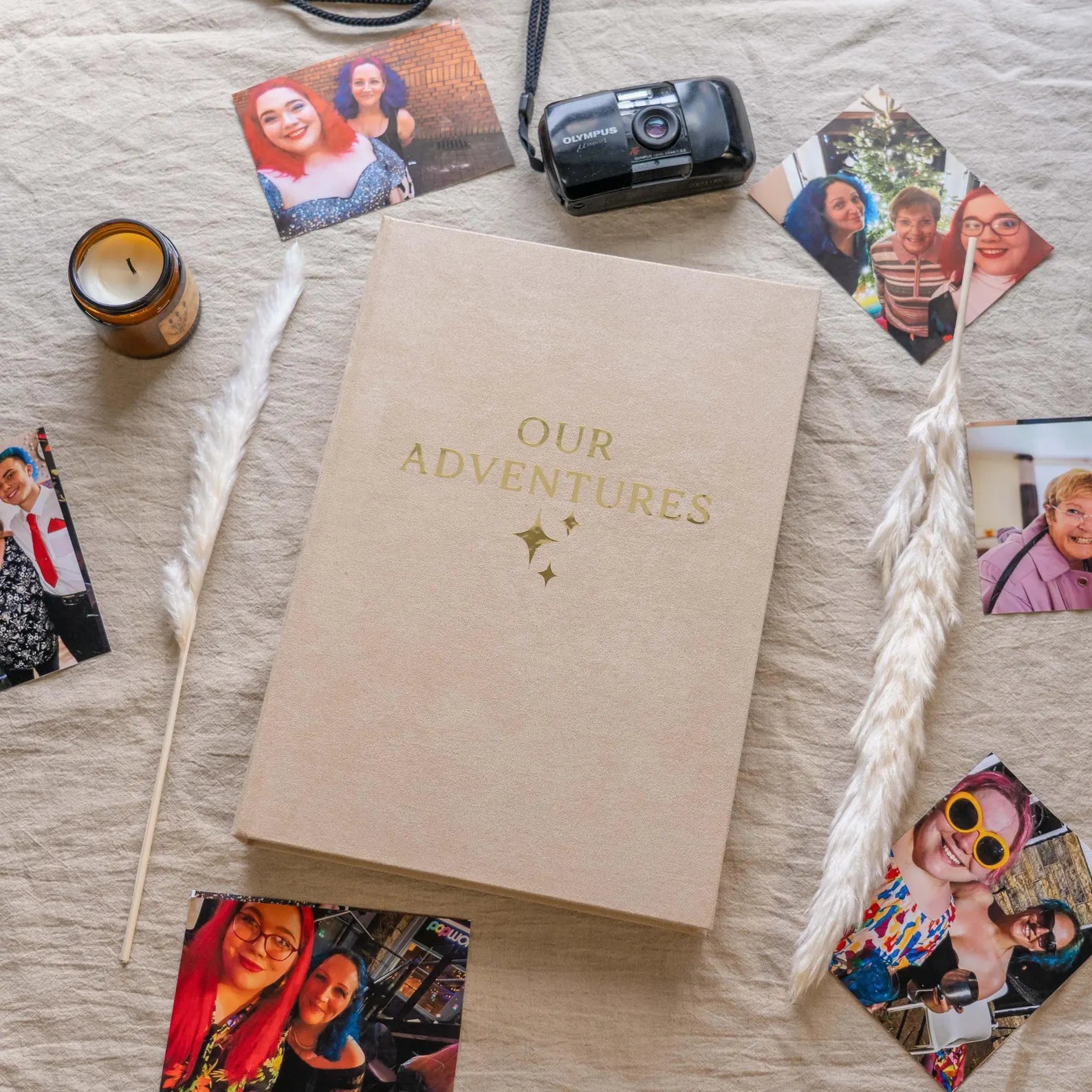 Extra Large Velvet Travel Photo Album
