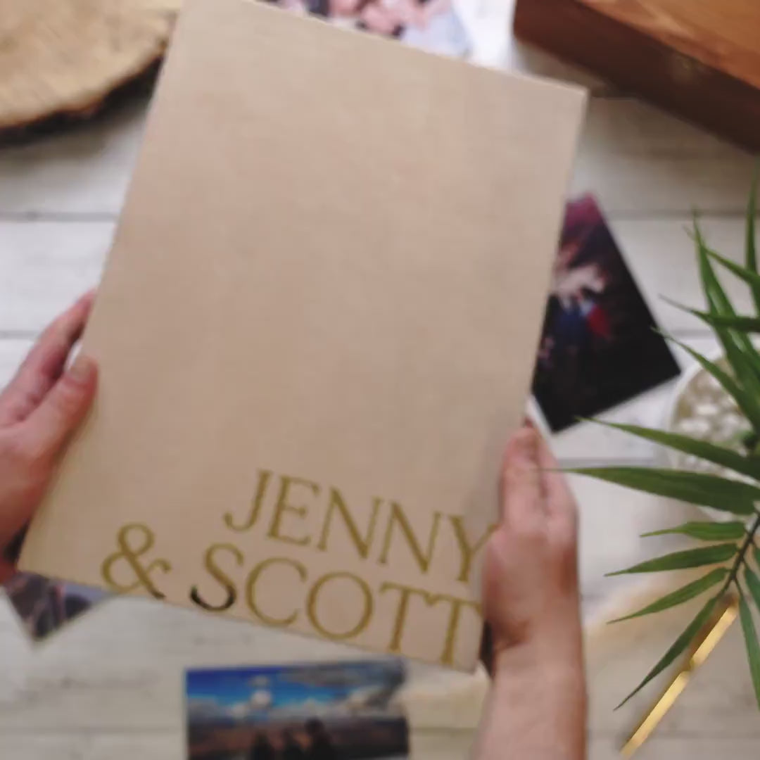 Load video: Extra Large Velvet Photo Album Holds 240 photos