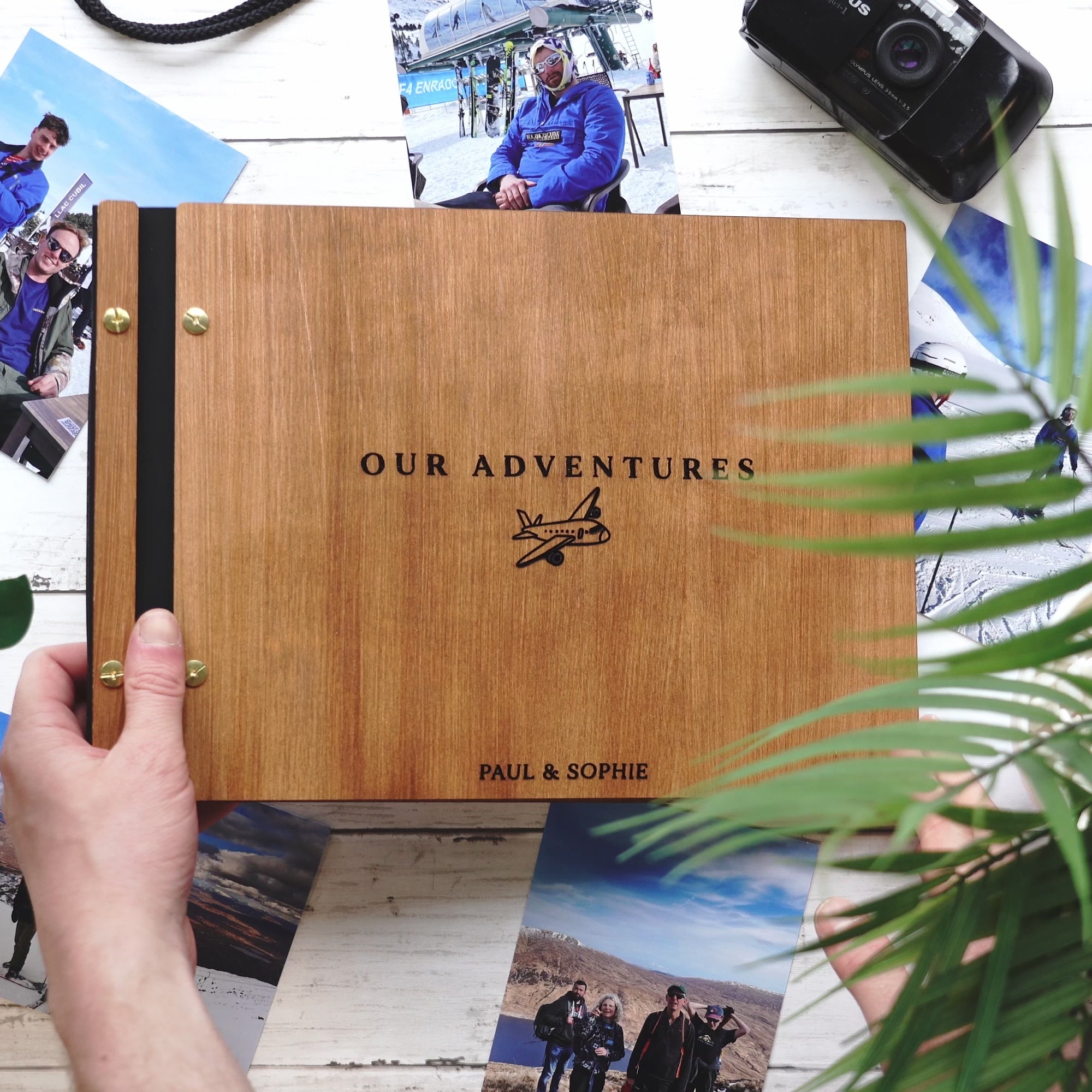 Load video: Wooden Adventure Scrapbook