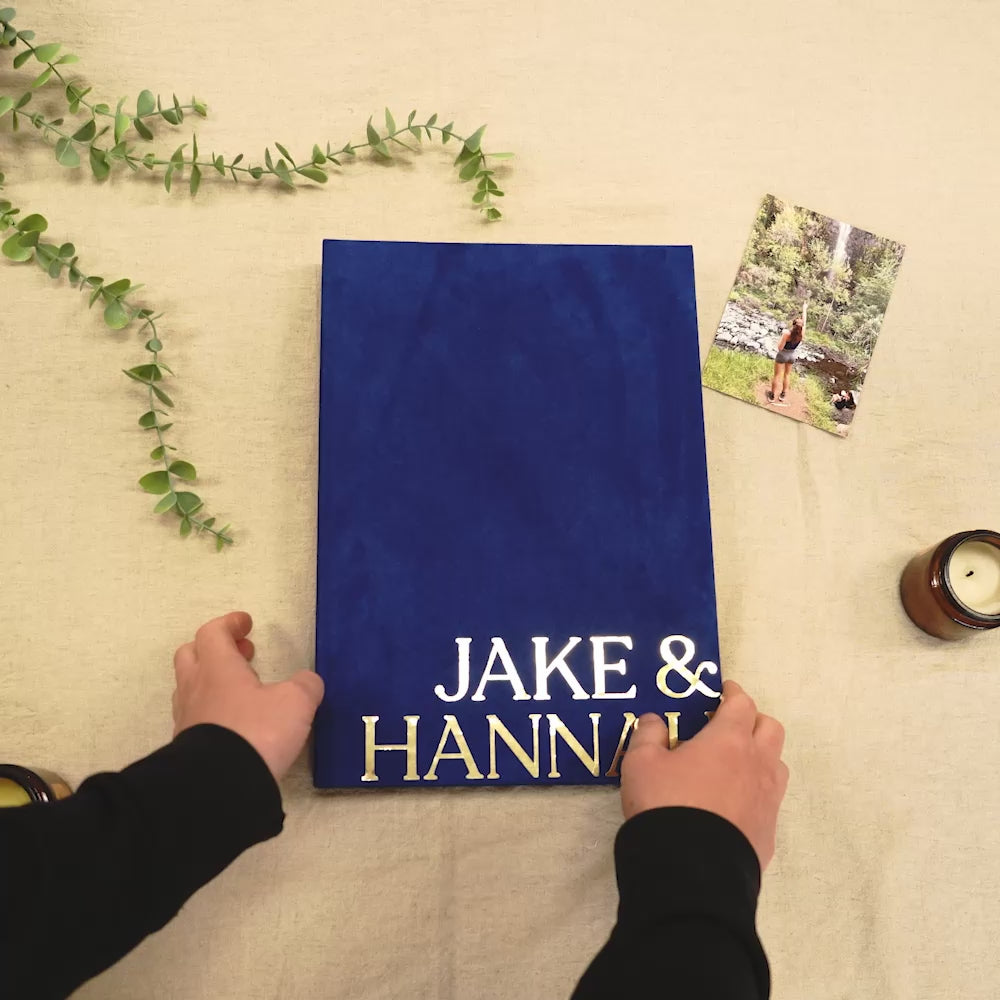 Load video: Extra Large Royal Blue  Photo Album