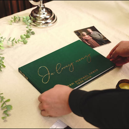 Personalised Condolence Book | Book of Condolence