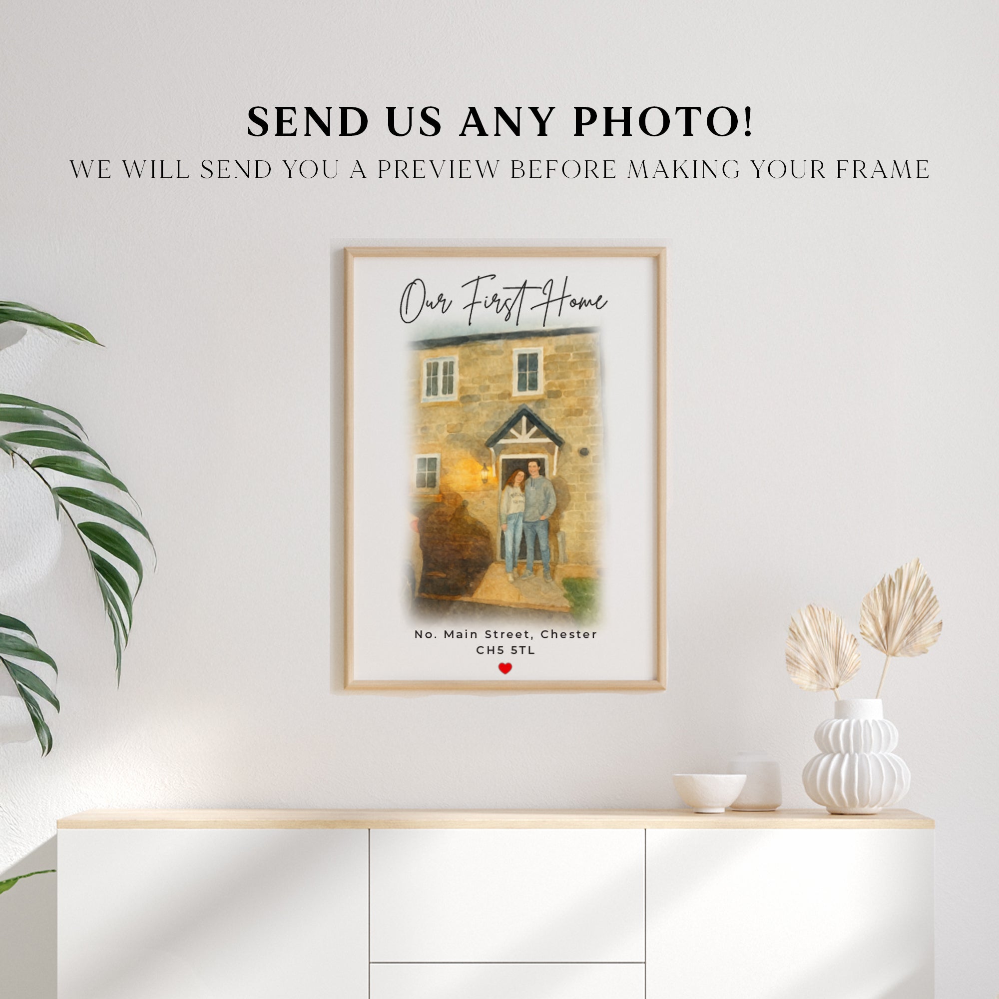 first home photo frame, new home photo frame, personalised first home frame, custom new home gift, housewarming photo frame, new house photo frame, home sweet home frame, personalised house gift, our first home frame, first house picture frame, engraved new home frame, custom address photo frame, new home decor frame, first home keepsake, personalised home decor