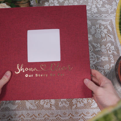 Personalised Linen Photograph Album