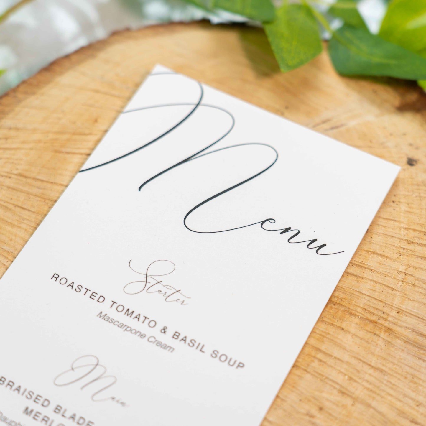 Wedding Catering Menu