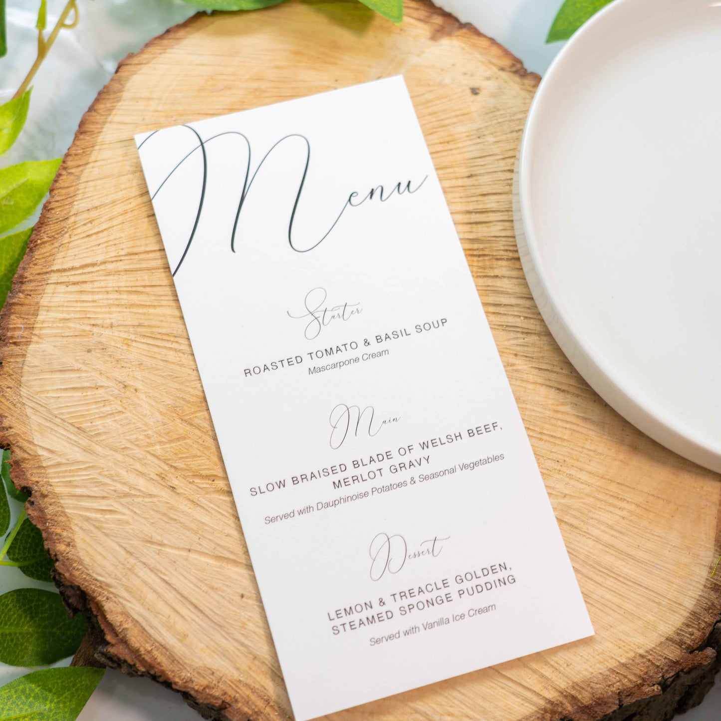 Wedding Catering Menu