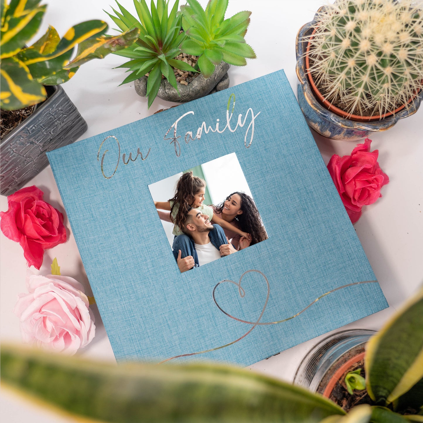 Personalised Photograph Album - PeachandPearstudio