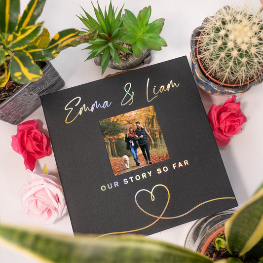 Personalised Photograph Album - PeachandPearstudio