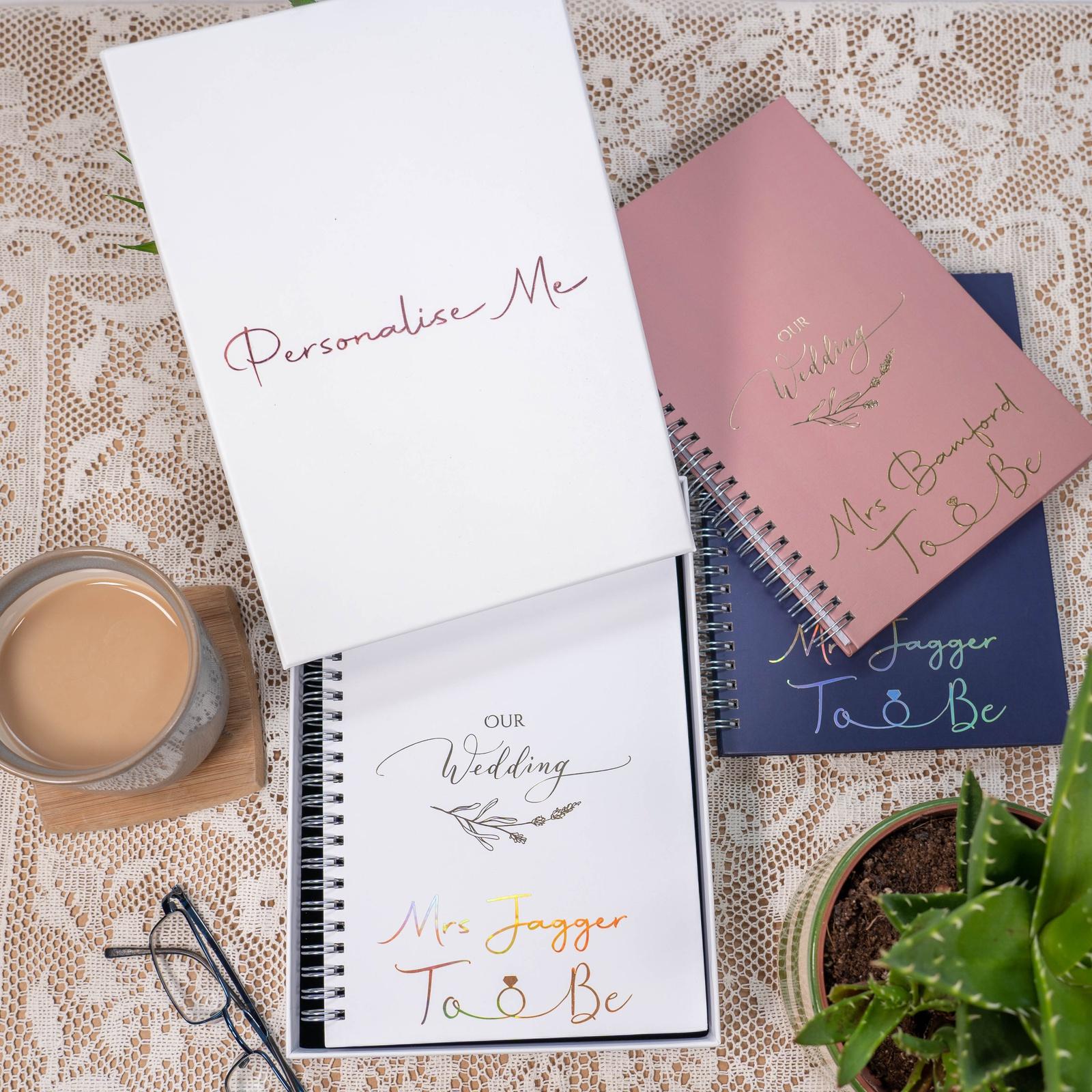 Prussian Blue Wedding Planner - PeachandPearstudio