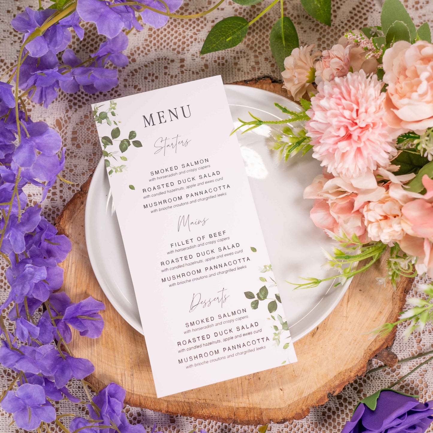 Wedding Catering Menu