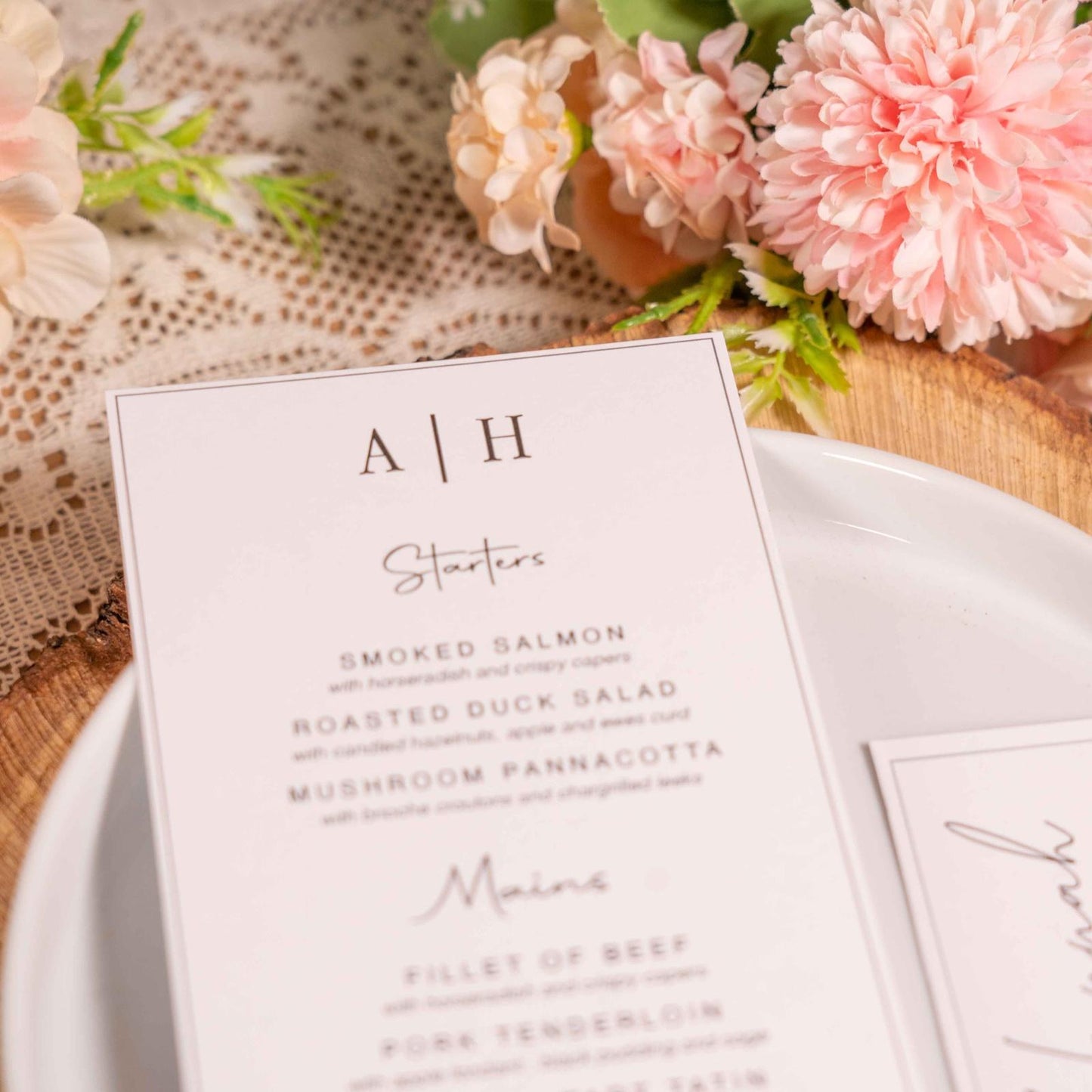 Wedding Catering Menu